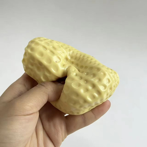 2026 Wholesale Peanut Squishy Stress Squeeze Ball Buttery Soft ASMR Sensory Fidget Toy Anti Anxiety Stress Relief <b>Gift</b> - Product Image 5