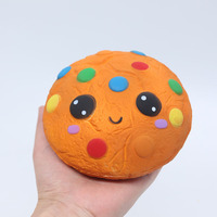 Jouets Squishy Géants en Mousse Souple Non Toxique à Remontée Lente en Forme de Biscuit, Jouets Sensoriels Anti-Stress à Presser