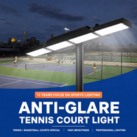 Solution d'éclairage LED anti-éblouissement 200W 300W 400W pour terrains de badminton avec conception de plan d'éclairage pour salle de sport intérieure