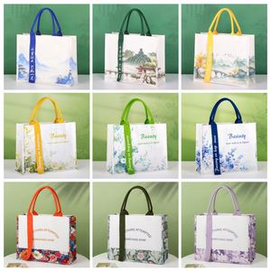 Bolsa de Compras Ecológica con Logotipo Personalizado Estilo Chino, para Regalo, Supermercado, con Cintas - Product Image 2