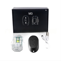 M3 Mini avertissement clignotant Signal lumineux 7 couleurs LED lumière stroboscopique universel lumineux sans fil Anti-Collision véhicule outil pièce de rechange