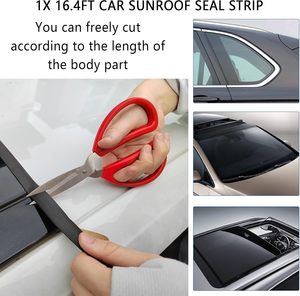 Dải cao su bịt kín cửa sổ trời ô tô, dải bịt kín mép, chất bảo vệ mái xe, chất bịt kín kính chắn gió trước sau ô tô - Product Image 3