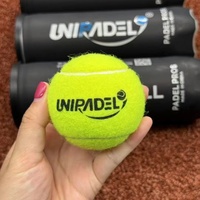 Bolas de padel UNI personnalisées avec logo, qualité supérieure, pressurisées, pour le paddle-tennis