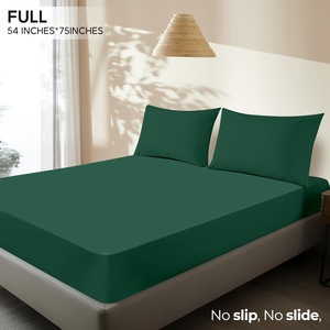 Ultra Soft 100% Cotton <strong>Single</strong> <strong>Fitted</strong> <strong>Sheet</strong> Double Brushed Fade Resistance Eco-Friendly Hospital Hotel Home - Product Image 4