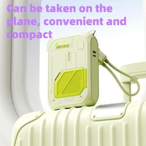 New Product 5 in 1 Multi-Function AC Plug Magnetic Wireless Built-In <b>Cable</b> 10000Mah PD22.5W Power Bank With Portable Bracket - Product Image 3