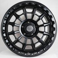 Junman Beadlock-Räder Mattschwarz Tiefbettfelgen 17 Zoll 6*139,7 PCD Leichtmetall Offroad Modifizierte Leichtgewicht-Felge Stoßfest SUV
