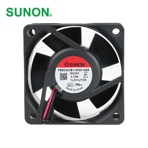 SUNON PE60252B1-000C-A99 60x60x25mm 24VDC 155mA 3.72W 6900RPM 36.0CFM Ball Bearing Cabinet Inverter Axial Cooling Electric ODM - Product Image 1
