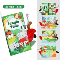 Buku Kain Baru untuk Bayi, Buah, Sayuran, Dinosaurus, Hewan, Multi Tema, Buku Edukasi Dini dengan Peluit BB, Buku Mainan Pencerahan Bayi