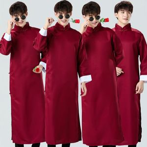 Costume Tang traditionnel chinois Ecoparty pour hommes, robe de Kung Fu <span class=keywords><strong>Tai</strong></span> <span class=keywords><strong>Chi</strong></span>, robe de conversation croisée, robe de mariage, tenue de fête Hanfu pour femmes - Product Image 4