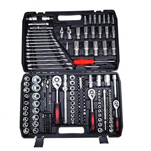 Juego de 216 Piezas de Llaves de Tubo y Puntas de 1/4", 3/8" y 1/2", Juego de Herramientas para Reparación de Automóviles, Herramientas para Mecánicos - Product Image 1