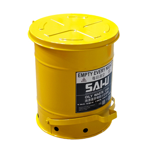 ถังขยะกันไฟสำหรับอุปกรณ์ห้องปฏิบัติการแบบไม่ต้องใช้มือ ขนาด 10 แกลลอน รุ่น WC010Y ได้รับการรับรองมาตรฐาน <span class=keywords><strong>SAI</strong></span>-U CE - Product Image 4