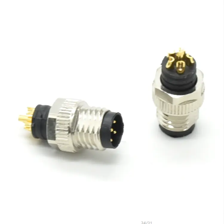 Cost-effective alternative products male moldable plug 6 pin male circular connectors m8
