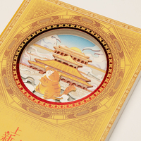 Cahier de notes A5 personnalisé à couverture rigide chats impériaux chinois école paysage cadeau d'invité de mariage imprimé