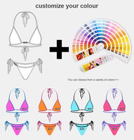 Set Bikini Brasil Pakaian Renang Wanita Push Up Pakaian Pantai Wanita Baju Renang Baru Bikini Seksi 2026 Baju Renang