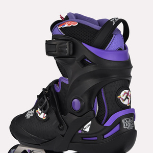 Chaussures de patinage à roulettes en ligne de Slalom Junior réglables professionnelles patins à roulettes de sécurité de haute qualité pour les enfants - Product Image 6