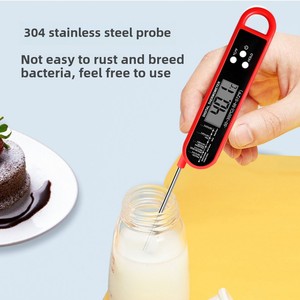 Instant Read Meat <strong>Thermometer</strong> for Cooking Grilling and Griddle Accessories Kitchen Essentials - Waterproof Backlight Calibration