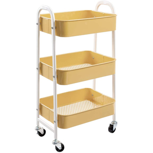 <span class=keywords><strong>Steelite</strong></span>-carrito de cocina de 3 niveles, carrito de Metal con cesta - Product Image 6