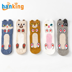 <span class=keywords><strong>Calcetines</strong></span> divertidos de algodón para mujer Ehanking con lindo estampado de animales Funky para mujer invierno grueso cálido térmico deportes <span class=keywords><strong>calcetines</strong></span> extraños regalo de Navidad - Product Image 3