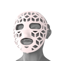 Masque facial à lumière LED rouge 3 en 1 pour usage domestique, nouvelle tendance, masque facial avec minuterie