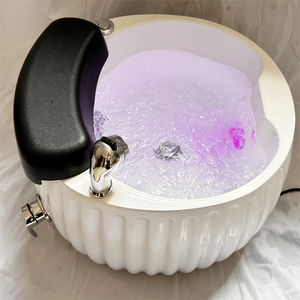 Sillón de Pedicura de Lujo Moderno con Sistema de Hidromasaje sin Tuberías para Salones de Uñas - Product Image 1
