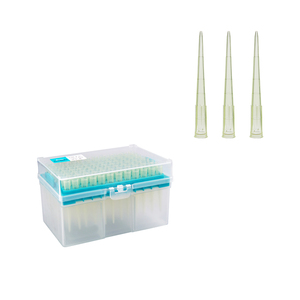 Pipettes universelles de laboratoire transparentes et jaunes compatibles 20/100/200 µL, avec filtre, stériles, OEM disponible - Product Image 3