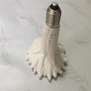 Lámpara de Calefacción de Cerámica <span class=keywords><strong>Infrarroja</strong></span> Industrial de 200W con Forma de Hongo, Bombilla de Cerámica de Infrarrojos Lejanos - Product Image 5
