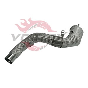 Tubo de escape con protección térmica Vortex compatible con BMW X5 G05 G30 G14 G15 G16 N63 4.4T Performance Racing Exhaust - Product Image 2