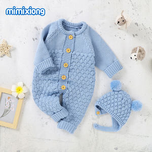 Mimixiong ชุดเสื้อผ้าเด็กวัยหัดเดิน2ชิ้นชุดรอมเปอร์แขนยาวให้ความอบอุ่น - Product Image 5