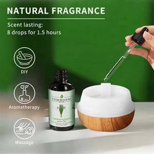 Aceite esencial de hierba de limón orgánico puro 100% de etiqueta privada para difusor de aromaterapia hidratante - Product Image 5