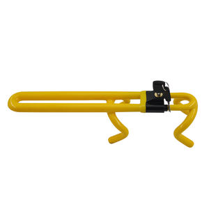 Serrure <span class=keywords><strong>antivol</strong></span> de véhicule Pince à longueur réglable Double crochet <span class=keywords><strong>Barre</strong></span> de verrouillage du volant - Product Image 4