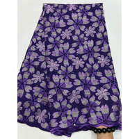 Tissu en dentelle guipure, tissu en dentelle de tulle français, tissu en voile suisse floral de haute qualité, tissu Lafaya pour la couture