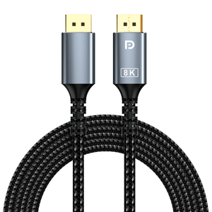<span class=keywords><strong>Cable</strong></span> DP 1,4 macho a macho 8K 60Hz/4K <span class=keywords><strong>144Hz</strong></span> <span class=keywords><strong>DisplayPort</strong></span> a <span class=keywords><strong>DisplayPort</strong></span> <span class=keywords><strong>Cable</strong></span> HD de alta velocidad para juegos y video - Product Image 6