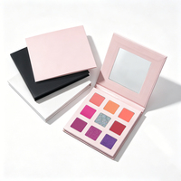 Palette de fards à paupières vegan à marque privée, hautement pigmentée, avec logo personnalisé