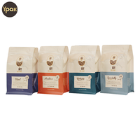 Sacs à café écologiques recyclables compostables biodégradables 250g 500g Matériaux PE/PET/PLA Marque YPAK pour l'emballage