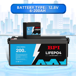 Batterie au phosphate de fer de lithium BPI personnalisée multi-série/parallèle <span class=keywords><strong>12V</strong></span> 200Ah avec protection BMS intégrée, durée de vie de 6000 cycles pour le golf - Product Image 3