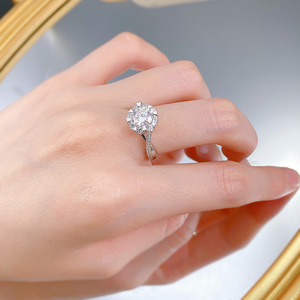 Anillo Octopus Clásico de Plata de Ley S925 con Moissanita de Alta Calidad, Venta al por Mayor del Fabricante con Certificado - Product Image 6