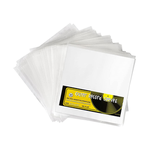 Vente en gros, pochettes extérieures transparentes en vinyle de 3 Mils, recharge Double face, manchon en plastique pour classeurs de stockage <span class=keywords><strong>CD</strong></span> et DVD - Product Image 1