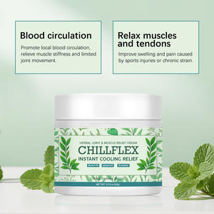 Ungüento Herbal Orgánico Personalizado al por Mayor <span class=keywords><strong>para</strong></span> Aliviar el Dolor Articular y Muscular, Ungüento de Menta <span class=keywords><strong>para</strong></span> Aliviar el Dolor - Product Image 1