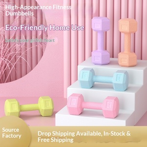 Haltères colorés écologiques pour femmes, hommes et enfants, pour la musculation des bras et le yoga, 1 kg/2 kg/3 kg - Product Image 4