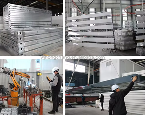 Kiosk an ninh Container có thể mở rộng tùy chỉnh với cửa quay-Nhà Bảng điều khiển bánh sandwich prefab để kiểm soát truy cập cơ sở - Product Image 5