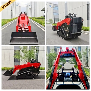 รถตักล้อยางขนาดเล็ก V1000 Crawle, เครื่องยนต์ดีเซล Kubota, ได้รับการรับรองมาตรฐาน EPA Euro 5, รองรับอุปกรณ์เสริมหลากหลาย, รับน้ำหนักได้ <span class=keywords><strong>650</strong></span>-1500 กก. - Product Image 3