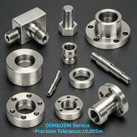 Services d'usinage CNC sur mesure OEM, tournage et fraisage de précision 5 axes, pièces de roulement, pièces de rechange en acier inoxydable ±0,01 mm, MOQ 1