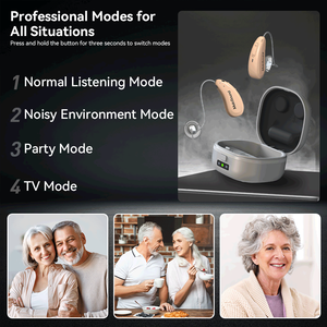 ใหม่อุปกรณ์ช่วยลดเสียงรบกวนแบบชาร์จไฟได้อุปกรณ์ช่วยลดเสียงรบกวน12ช่องสี่โหมดแบตเตอรี่16ชม. สำหรับคนหูหนวก-ราคาดี - Product Image 5