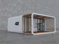 China Apple Cabin Cabine de jardin avec un design moderne Tiny Home Cabin House Living Container Homes Holiday Resort