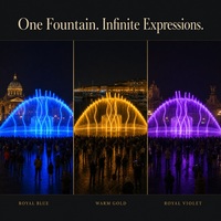 Fontaine Musicale Géante Personnalisée OEM ODM SS304 IP68 DMX512 Laser RGB Contrôle IA CE RoHS LISHI Garantie 5 Ans Hôtel Parc Centre Commercial