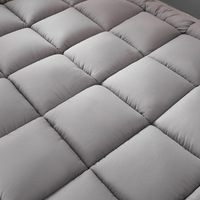 Surmatelas en polyester personnalisé en gros, haute densité, extra épais, lavable, pour hôtels et usage domestique