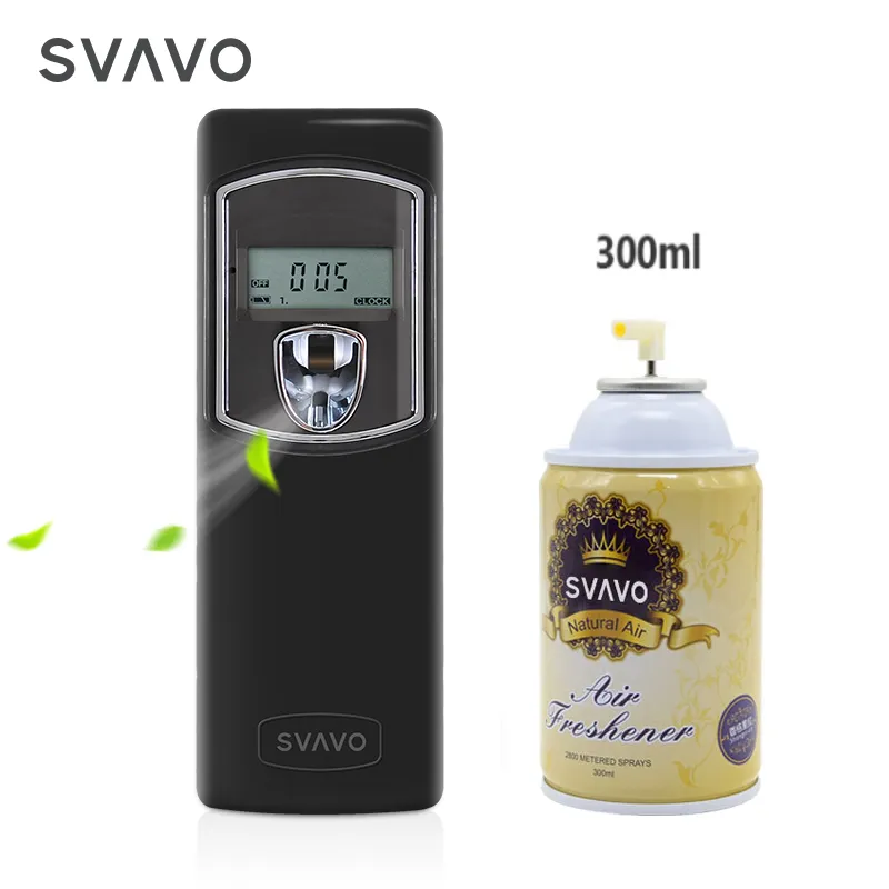 Hotel Wall mounted Battery operated automatic aerosol dispenser LCD smart timed room air freshener Spray perfume dispenser