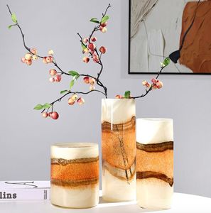 Jarrón de Vidrio Hecho a Mano, Decoración para Sala de Estar, Jarrón con Patrón Regular, Decoración para Escritorio de Sala de Estar, Decoración para Porche, Jarrón de Arte para Flores - Product Image 3