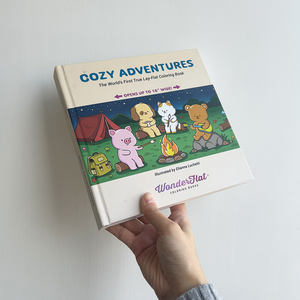 Libro de Colorear Personalizado al por Mayor, Diseños Súper Lindos de Espacios Acogedores, 21x21cm, para Niños, Adolescentes y Adultos, Ideal para Regalos - Product Image 1