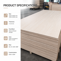 Placage de bois de chêne rouge naturel fantaisie de 3 mm, 4 mm, 5 mm, 9 mm, 12 mm, 18 mm pour meubles de bureau